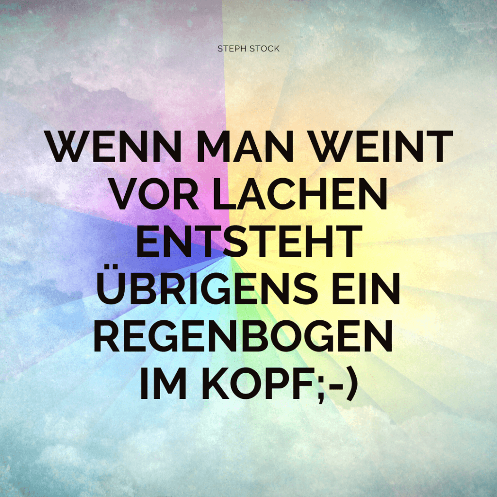 Lachend gelassen bleiben