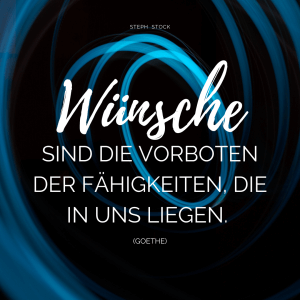 Wünsche als Vorboten, Goethe