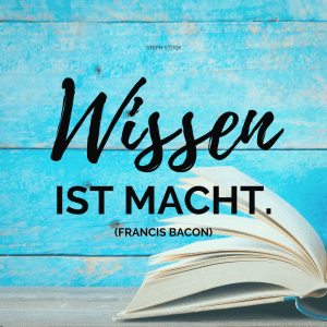 Gebildet Wissen ist Macht