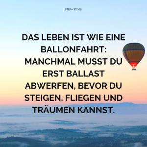 Loslassen Ballon